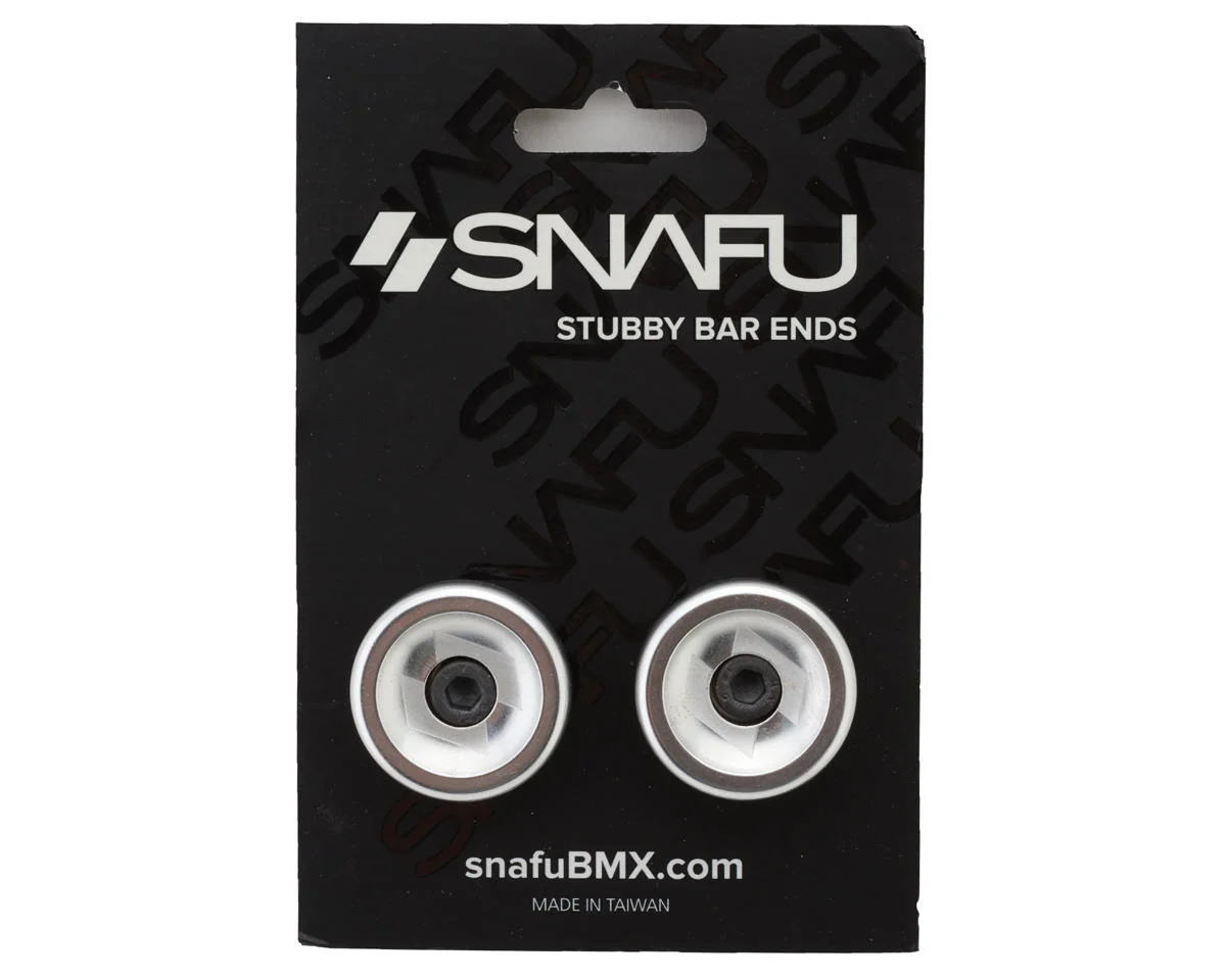 Snafu Stubby Bar Ends (Polished Silver) - view 2